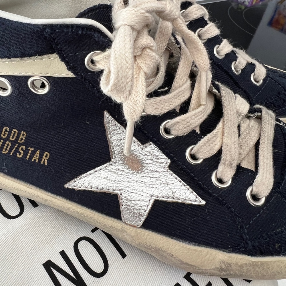 Golden Goose Black High-Top Sneakers